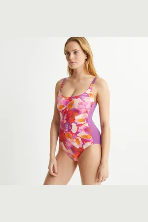 ANNE WEYBURN Costume Da Bagno Intero Stampato, Forma Ballerina Donna Taglie 40 (IT) - 36 (FR)