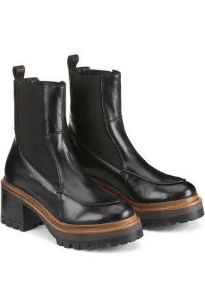 Mjus Stivali Elasticizzati Con Tacco, Pelle Donna Taglie 41