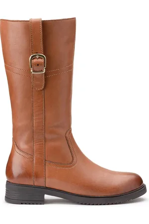 La Redoute Stivali In Pelle Con Cerniera Stile Cavaliere Bambina Taglie 33