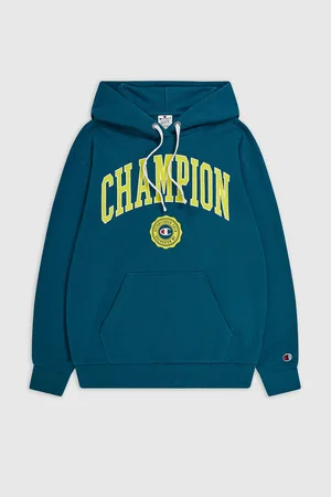 Champion Felpa Con Cappuccio Logo Al Centro Taglie L