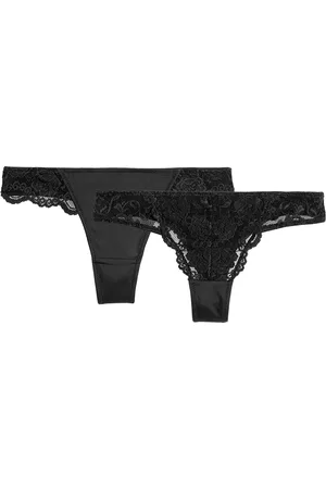 ANNE WEYBURN Confezione Da 2 Tanga In Pizzo E Microfibra Anthea Donna Taglie 38 (IT) - 34 (FR)