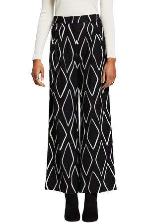ESPRIT Pantaloni Larghi Dritti Stampati Donna Taglie 44 (IT) - 40 (FR)