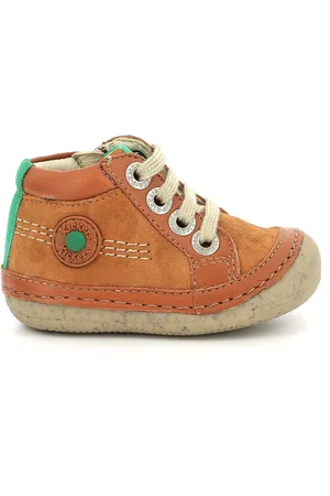 Kickers Stivaletti Con Lacci In Pelle Sonistreet Bambina Taglie 27