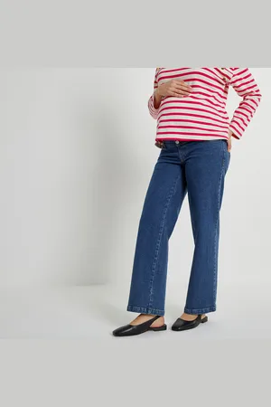 La Redoute Jeans Larghi Premaman, Fascia Al Centro Del Ventre Donna Taglie 46 (IT) - 42 (FR)