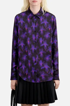 The Kooples Blousa Maniche Lunghe, Collo Camicia Donna Taglie 2(M)