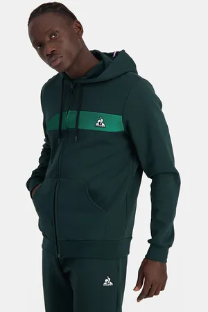 Le Coq Sportif Felpa Con Cappuccio E Cerniera Uomo Taglie S