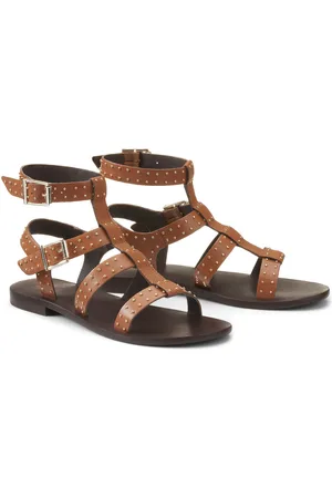 La Redoute Sandali Stile Gladiatore In Pelle, Dettagli Di Borchie Donna Taglie 36