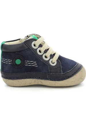 Kickers Stivaletti Con Lacci In Pelle Sonistreet Bambina Taglie 18