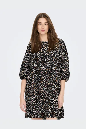 JDY Abito Corto Fantasia Animalier Donna Taglie XS