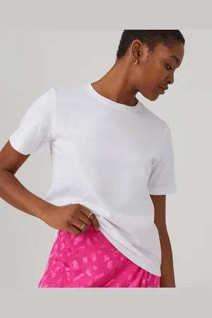 La Redoute T-shirt Girocollo, Maniche Corte Donna Taglie S