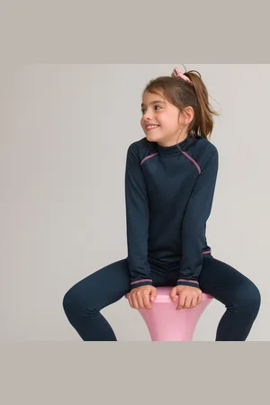 La Redoute T-shirt Sportiva Maniche Lunghe, Felpa Grattata Bambina Taglie 3 anni - 94 cm