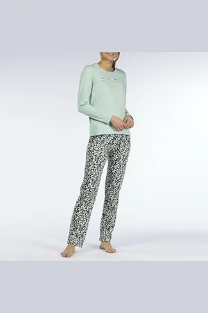 Melissa Brown Pigiama Con Maniche Lunghe In Cotone Donna Taglie XXL