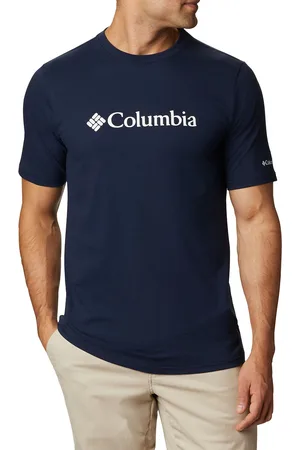 Columbia T-shirt Maniche Corte Logo Al Petto Essentiel Uomo Taglie XS