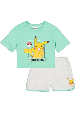 Pokemon Pigiama Corto Pikachu Bambina Taglie XXXS