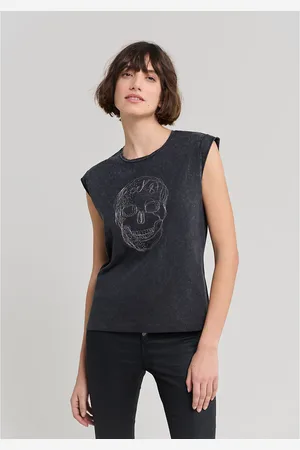 IKKS T-shirt Senza Maniche Girocollo Donna Taglie XS