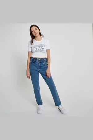 La Redoute Jeans Paper Bag Bambina Taglie 10 anni - 138 cm