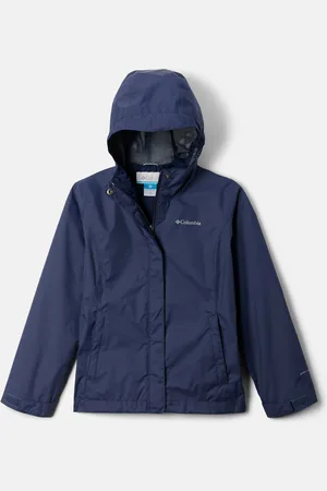 Columbia Giacca Per La Pioggia Con Cappuccio Arcadia Bambina Taglie 6/7 anni - 114/120 cm