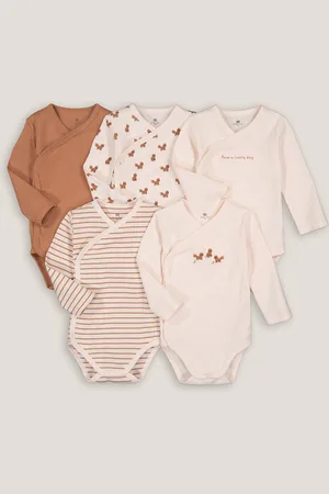 La Redoute Confezione Da 5 Body Nascita A Maniche Lunghe Taglie 0 mesi - 50 cm