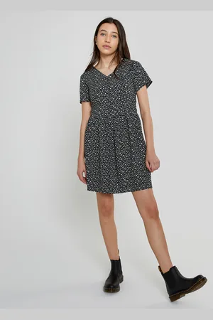 La Redoute Abito A Fiori Traforato Dietro Bambina Taglie XXXS