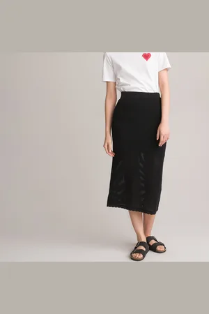 La Redoute Gonna A Tubino Lunga In Maglia Donna Taglie M