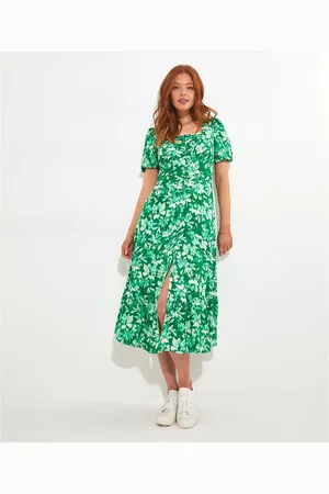 Joe Browns Abito A Fiori Collo Quadrato Donna Taglie 44 (IT) - 40 (FR)