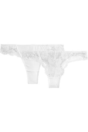 ANNE WEYBURN Confezione Da 2 Tanga In Pizzo E Microfibra Anthea Donna Taglie 38 (IT) - 34 (FR)