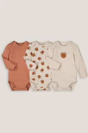 La Redoute Confezione Da 3 Body A Maniche Lunghe, Tema Biscotti Taglie 1 mese - 54 cm