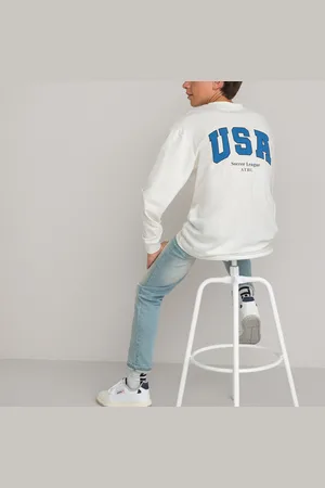 La Redoute Confezione Da 2 T-shirt Maniche Lunghe, Taglio Oversize Bambino Taglie XXXS