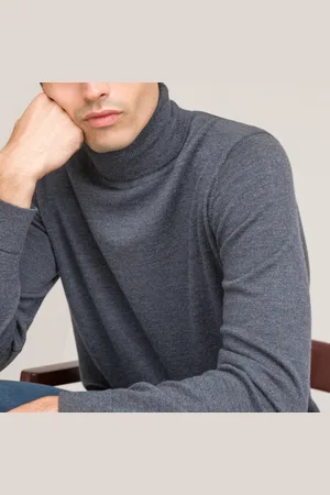 La Redoute Pull Dolcevita Merino, Made In Europe Uomo Taglie S