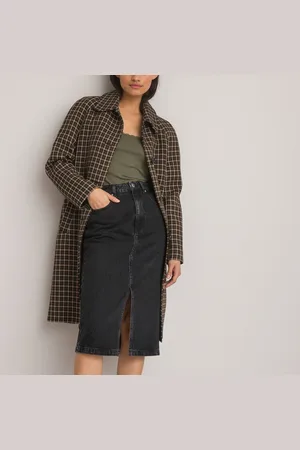 La Redoute Cappotto Lungo A Quadri Donna Taglie 38 (IT) - 34 (FR)