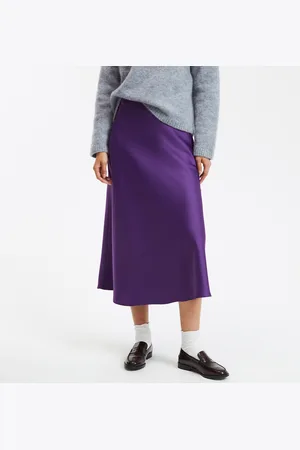 La Redoute Gonna Svasata Lunga In Satin Opaco, Signature Marion Donna Taglie 38 (IT) - 34 (FR)