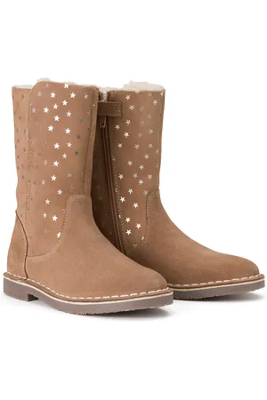 La Redoute Stivali In Pelle Con Cerniere, Fantasia Stelle Bambina Taglie 30