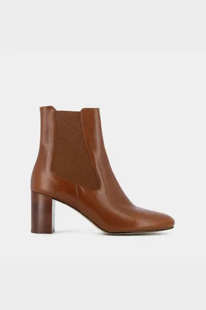 Jonak Stivaletti Chelsea Pelle Con Tacco Duris Donna Taglie 41