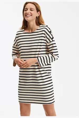 La Redoute Abito Alla Marinara Signature, Maniche Lunghe Donna Taglie XS