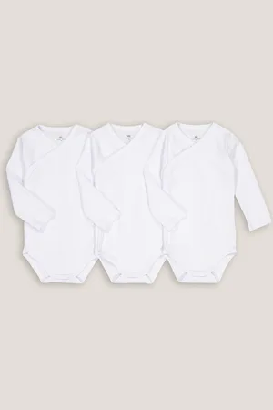 La Redoute Set Di 3 Body Nascita, Cotone Biologico Taglie 6 mesi - 67 cm