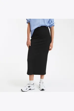 La Redoute Gonna Lunga A Tubino, Maglia Jersey A Coste Donna Taglie XS