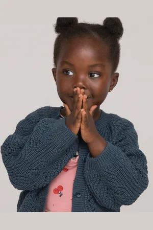 La Redoute Cardigan In Grossa Maglia Con Punto Fantasia Bambina Taglie 6 mesi - 67 cm