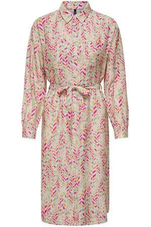 ONLY Abito Camicia Fantasia Donna Taglie XS