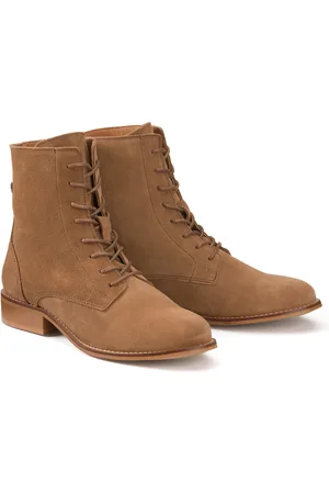 La Redoute Stivaletti Con Lacci In Pelle Scamosciata Donna Taglie 36