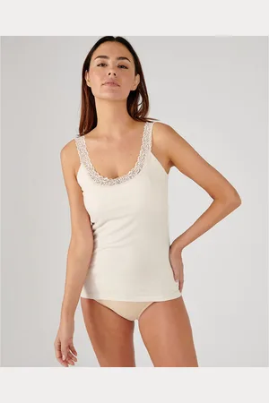 Damart Top Pizzo Perfect Fit Donna Taglie M