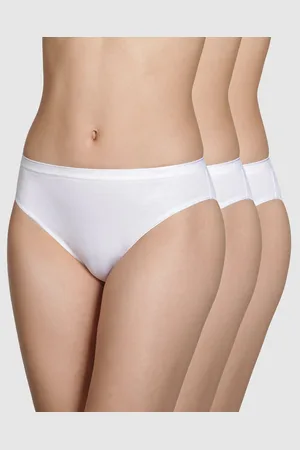 Dim Confezione Da 3 Slip In Cotone Bio Stretch, Plus My Bio Donna Taglie 40/42 (IT) - 36/38 (FR)