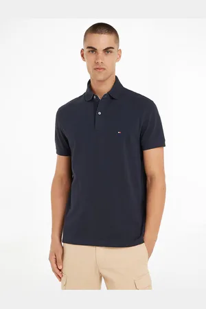 Tommy Hilfiger Polo Dritta Stretch 2 Bottoni Al Collo Uomo Taglie XS