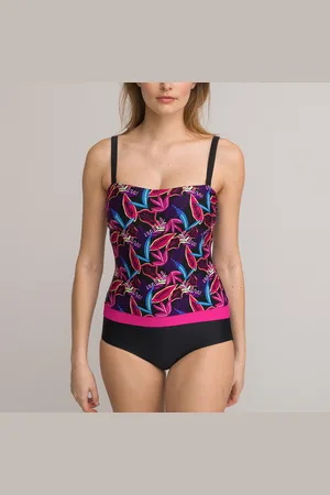 ANNE WEYBURN Costume Intero, Bustier, Stampa Floreale Donna Taglie 40 (IT) - 36 (FR)
