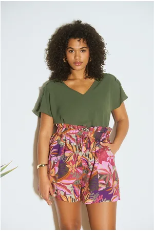 Almé T-shirt Brody, Scollo A V Donna Taglie 48/50 (IT) - 44/46 (FR)