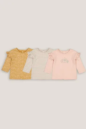 La Redoute Confezione Da 3 Magliette In Cotone Fantasia Taglie 0 mesi - 50 cm