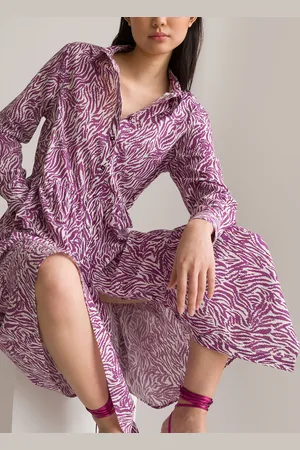 La Redoute Abito Lungo Aderente, Stampa Animalier Donna Taglie 40 (IT) - 36 (FR)