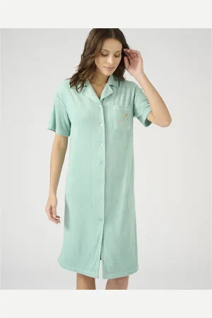 Damart Camicia Da Notte Maniche Corte Donna Taglie M