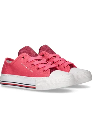 Tommy Hilfiger Sneakers Basse In Tela Beverly Con Lacci Bambina Taglie 37