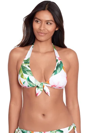 Ralph Lauren Reggiseno Per Bikini Triangolo Watercolor Tropical Floral Donna Taglie 44 (IT) - 40 (FR)