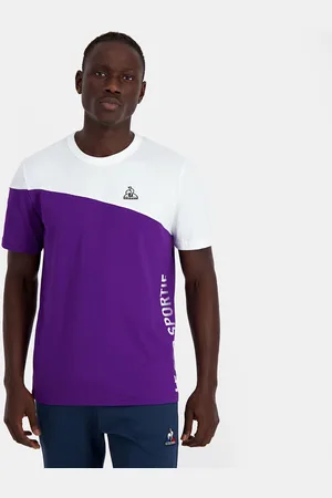 Le Coq Sportif T-shirt Girocollo Colorblock Uomo Taglie M